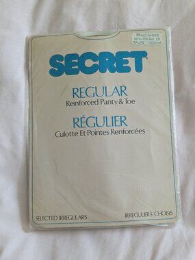 Secret Dress Sheer Regular Pantyhose Medium Taupe